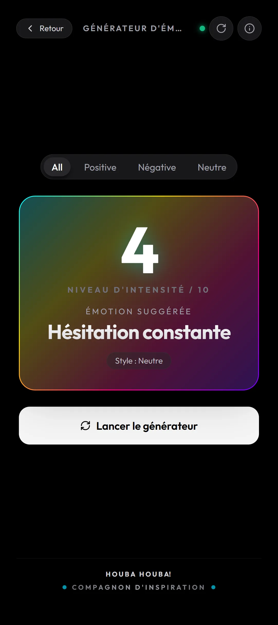 Exemple de générateur