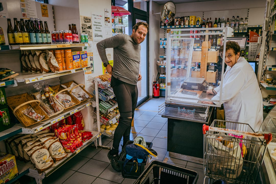 Dernière montée avant le bivouac, les jambes ne suivent plus vraiment